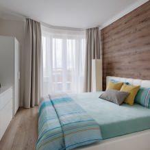 Bedroom wall design: choosing a color, finishing options, 130 photos in the interior-7