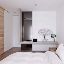 Bedroom wall design: color selection, finishing options, 130 photos in the interior-11