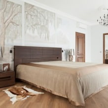 Bedroom wall design: color selection, finishing options, 130 photos in the interior-10