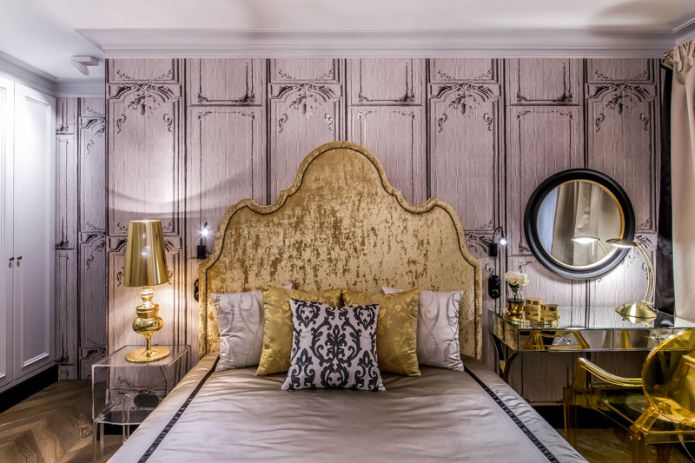 beautiful wall decoration in the bedroom