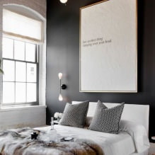 Bedroom wall design: color selection, finishing options, 130 photos in the interior-4