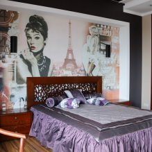 Bedroom wall design: color selection, finishing options, 130 photos in the interior-21