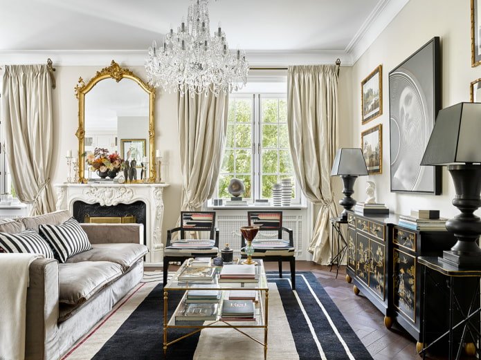 Classic style in a three-room apartment