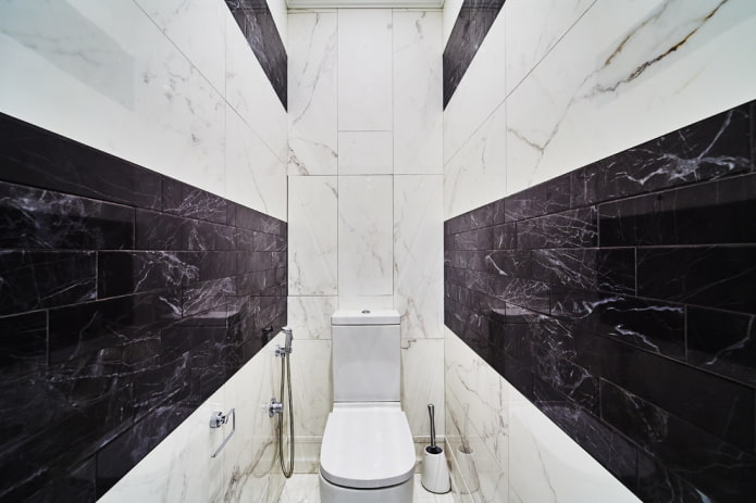 toilet decoration in a Khrushchev apartment