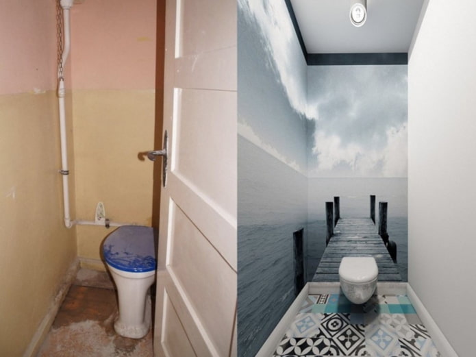 bathroom renovation in a Khrushchevka
