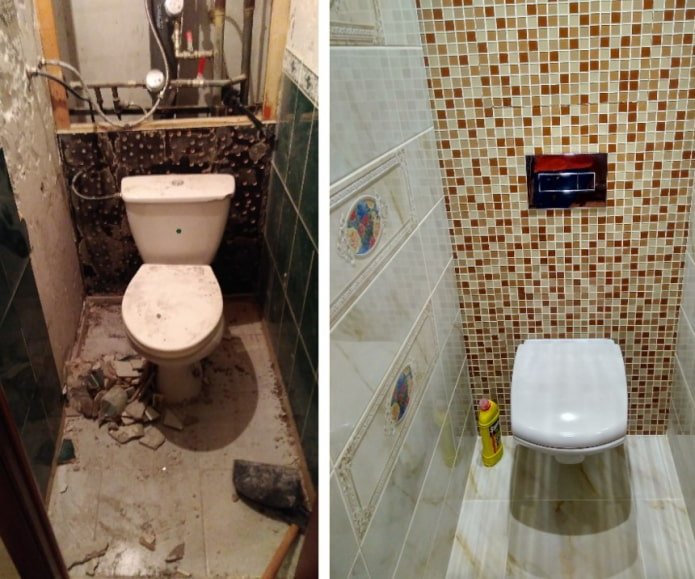 bathroom renovation in a Khrushchevka