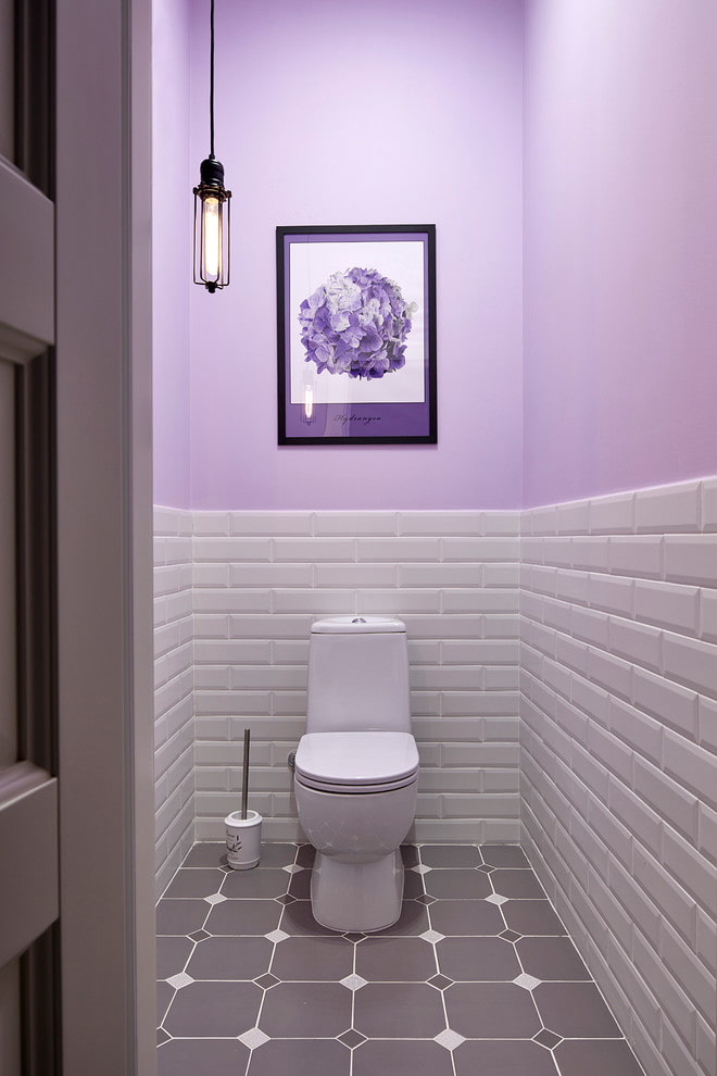 lighting in the toilet