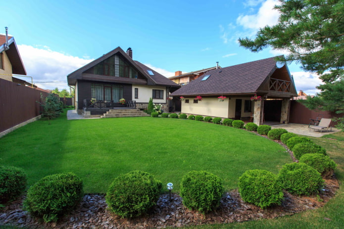 house on a country plot