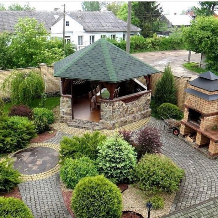 gazebo at the dacha