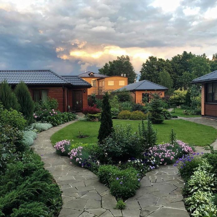 paths in the garden