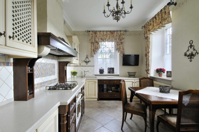 narrow kitchen interior design