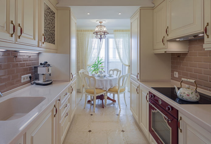 dining table by the window