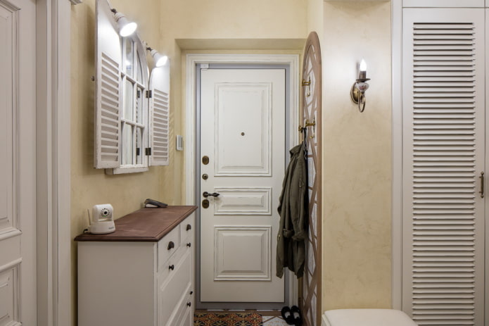 cramped hallway in a modern style