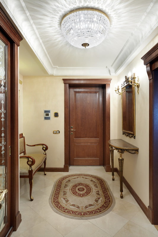 classic hallway interior