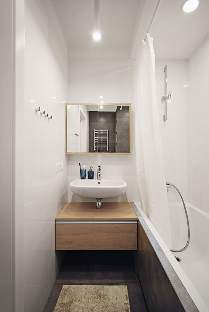 separate bathroom