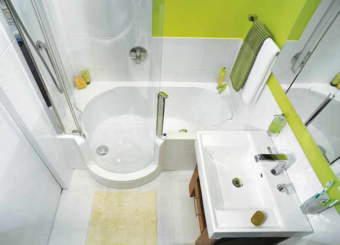 bright small bathtub