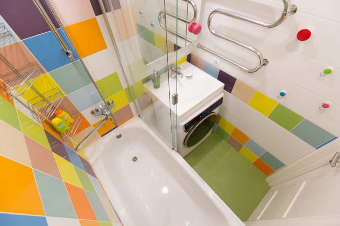 multicolored tiles
