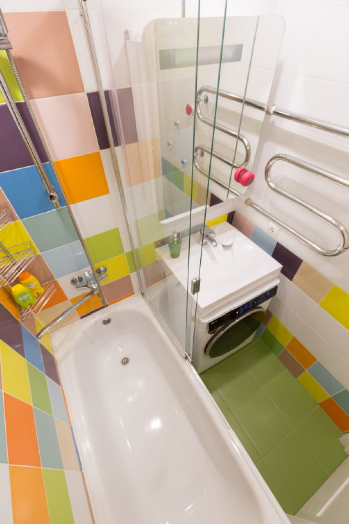 bright small bathroom