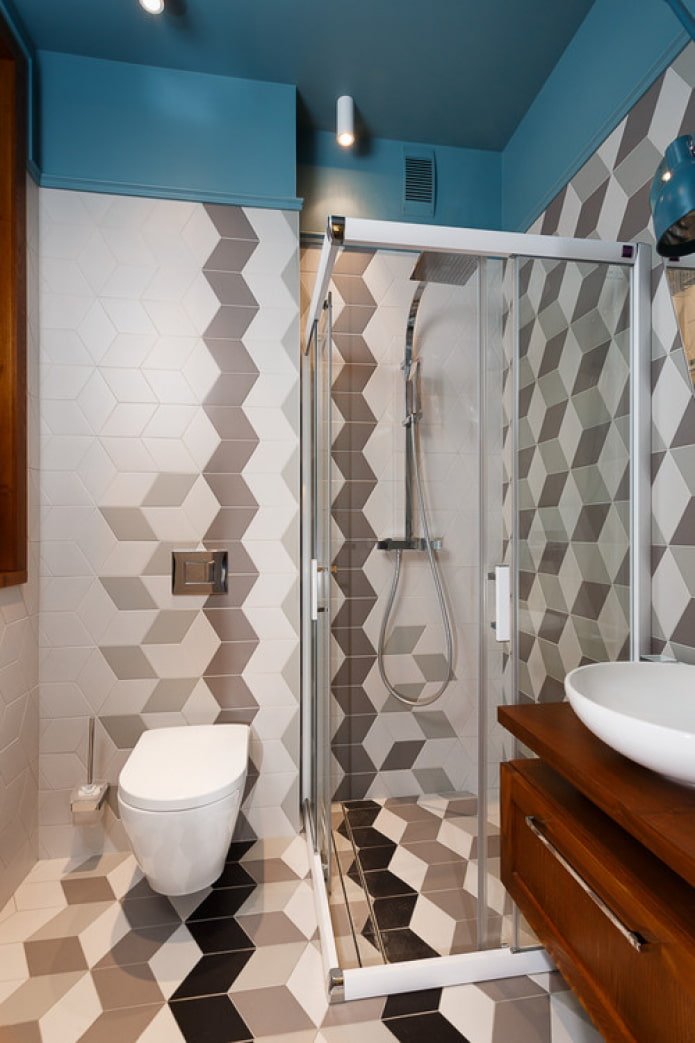 tiles in the bathroom