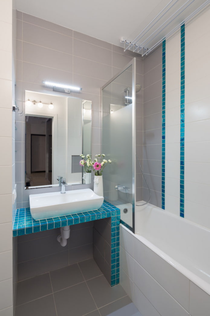 modern bathroom in minimalist style