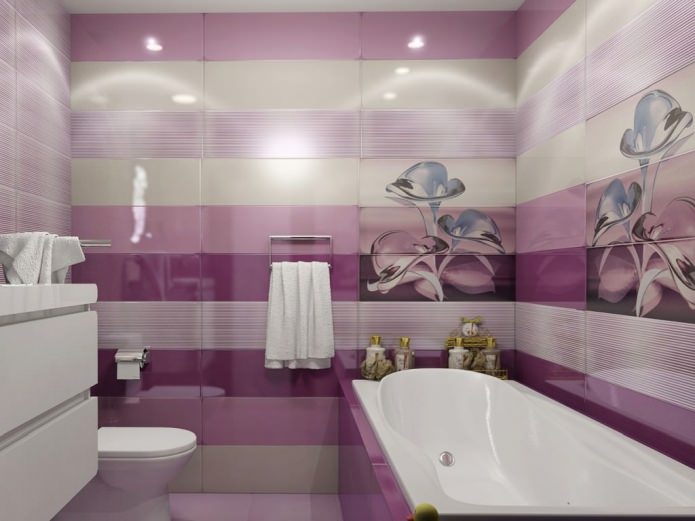 tiles in the bathroom