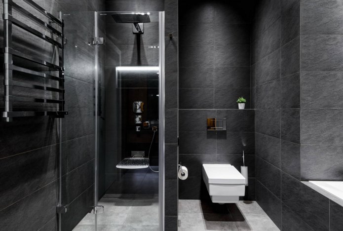 minimalist style bathroom interior