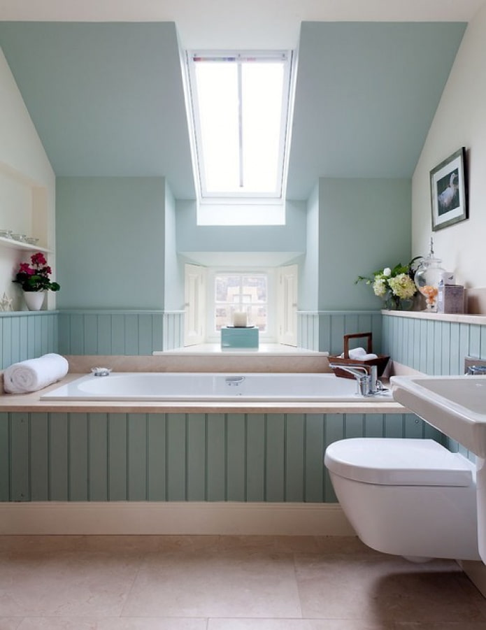 attic bathroom