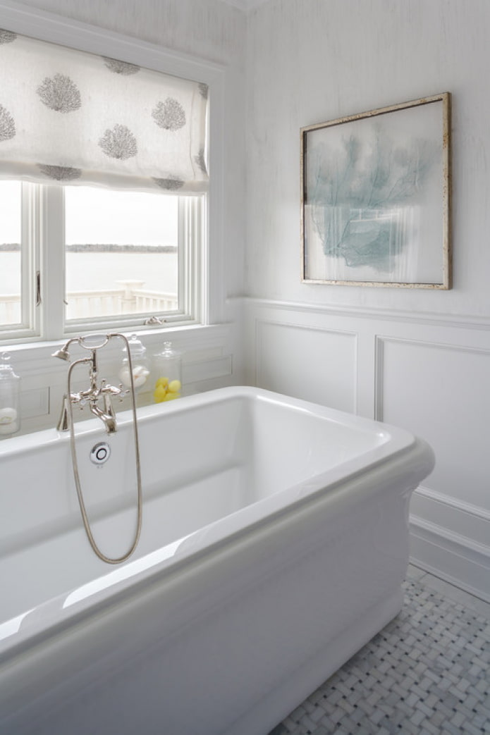 white bathroom