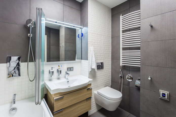 planning and zoning of a combined bathroom