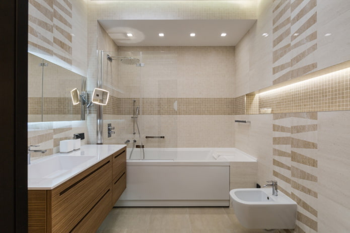 combined bathroom interior design