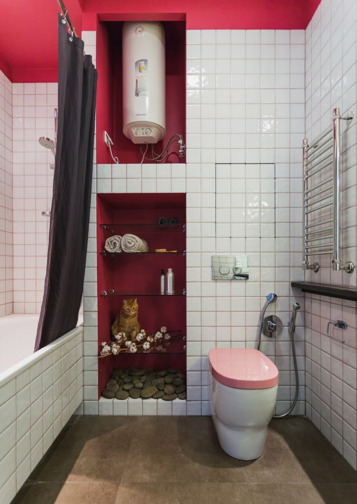 combined bathroom design