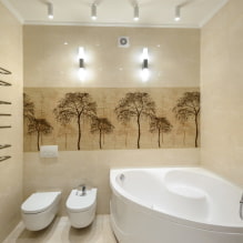 Interior of a bathroom combined with a toilet-8