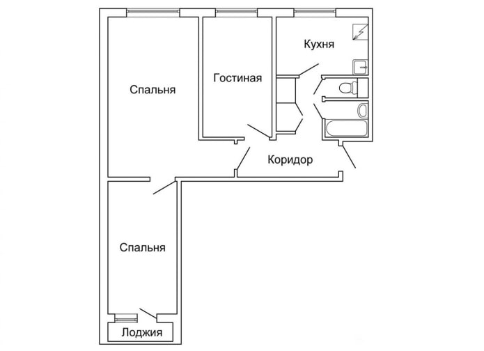 Layout before renovation