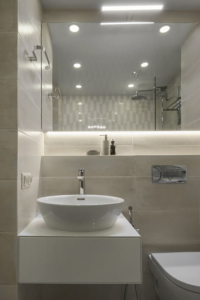 Sink and toilet