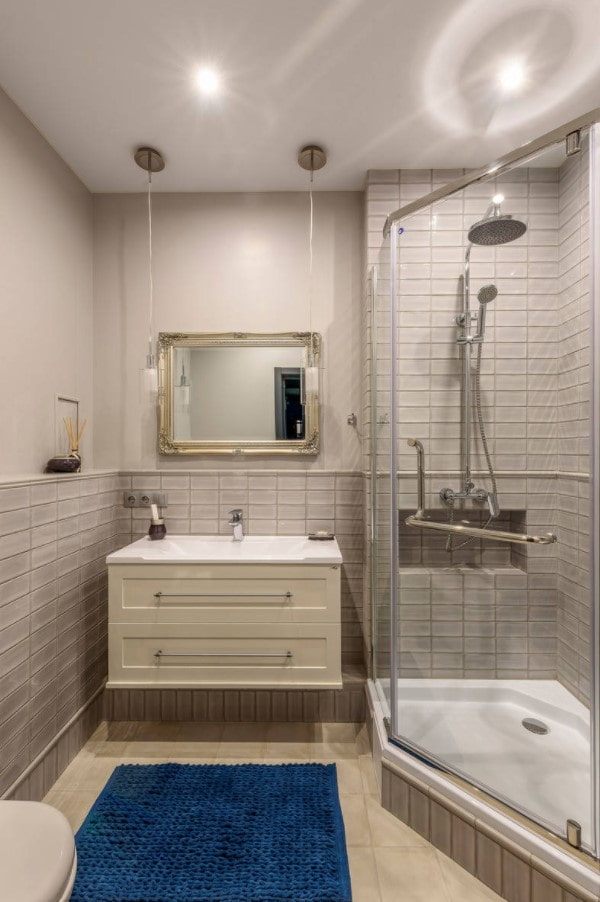 corner shower
