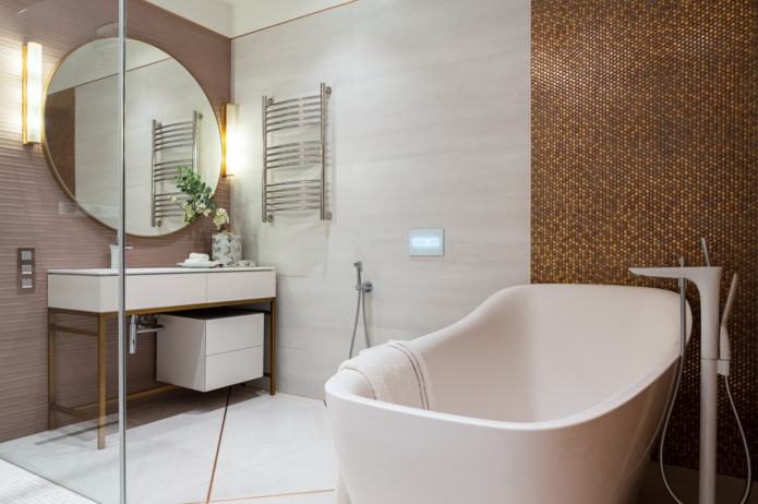 white faucets in the bathroom
