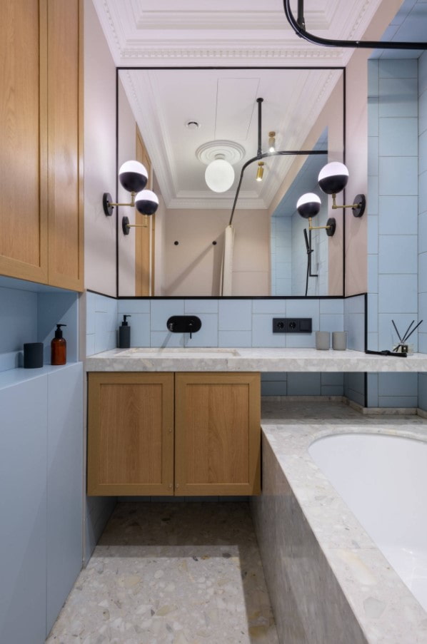 pastel shades for the bathroom