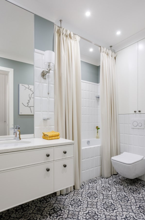 fabric shower curtains
