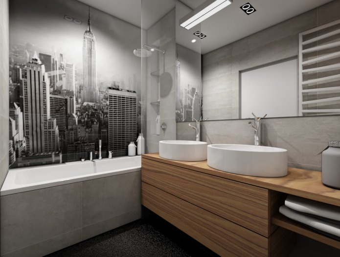 photo printing in the bathroom