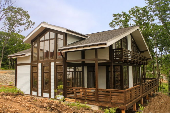 half-timbered house project