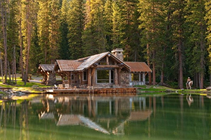 House in the style of a chalet