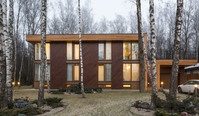 High-tech style house