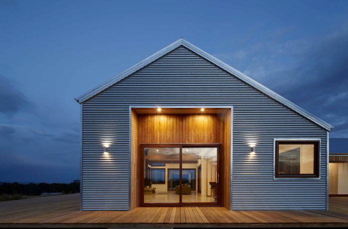 exterior decoration of a Scandinavian house