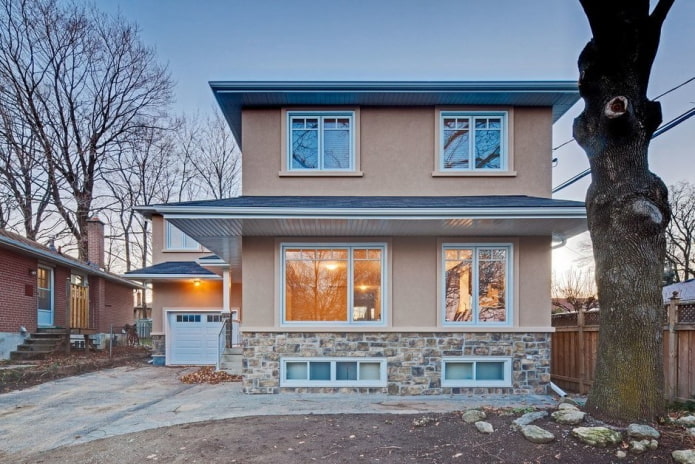 exterior decoration of a Scandinavian house