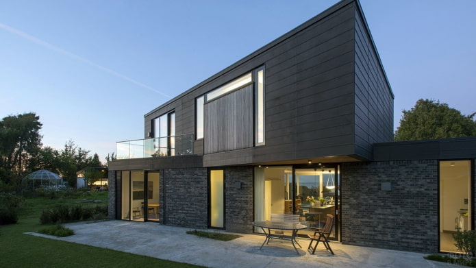 large house in Scandinavian style