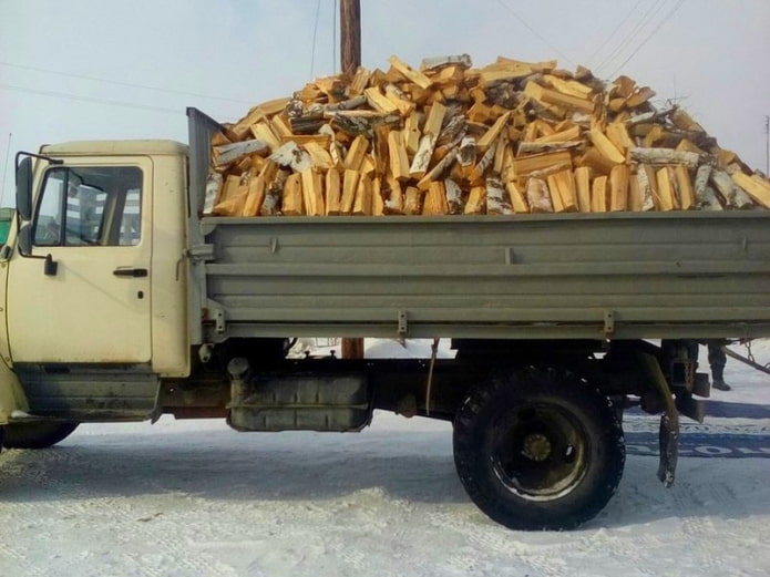 Firewood truck