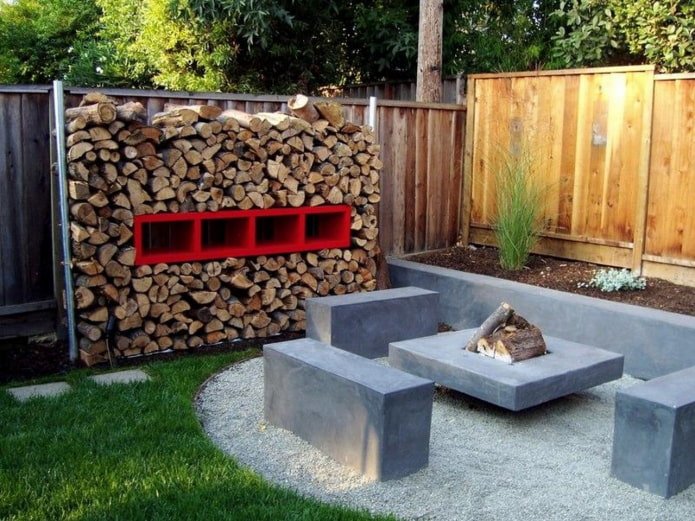 woodshed in the recreation area