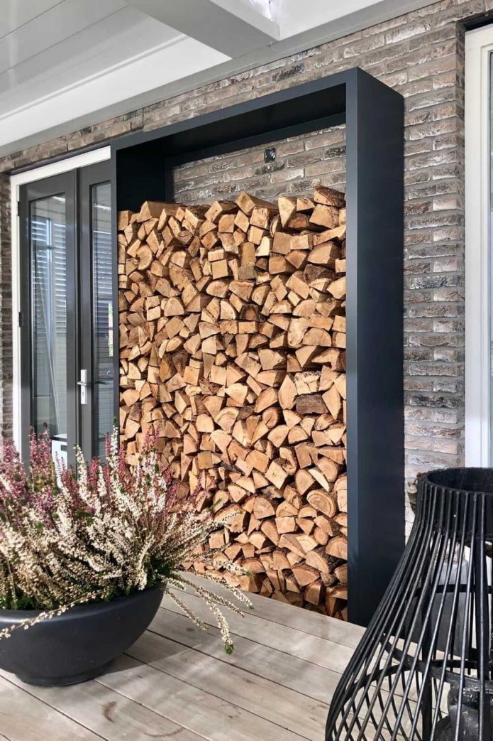 woodshed in a modern style