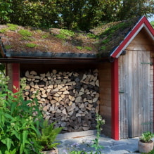 How to build a woodshed for a summer house - step-by-step instructions and ideas for inspiration-5