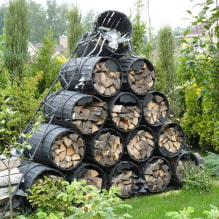 How to build a woodshed for a summer residence - step-by-step instructions and ideas for inspiration-6
